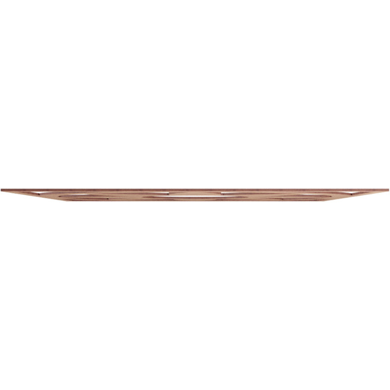 Médaillon de plafond en bois Blume, Bois (qualité peinture), H 38 po x l 38 po x P 0,38 po