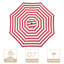Parasol de patio pour parasol 9 pi-999750655