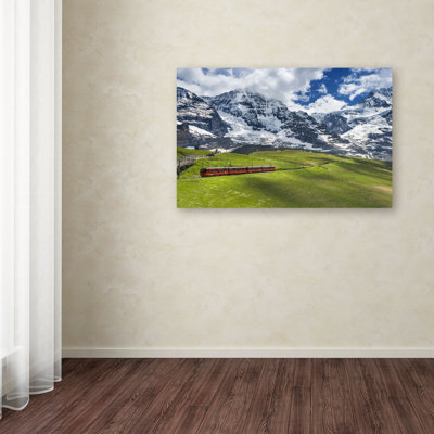« belle suisse » par philippe sainte-laudy, reproduction de photo sur toile tendue