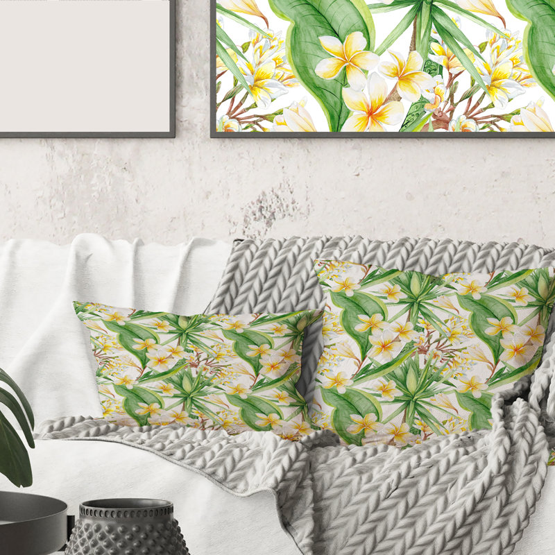 Floral Throw Pillow