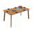 Linica 6 - Person Metal Patio Dining Set with Rectangular Table