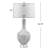 Ensemble de lampes de table grises de 34 po Furr