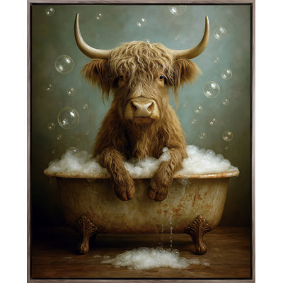 Highland Soak Canvas Wall Art