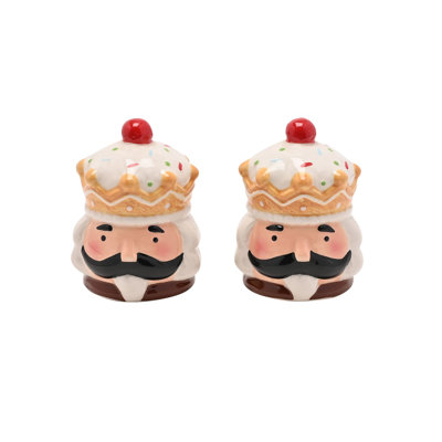 The Seasonal Gift Co. Ceramic Electric Salt and Pepper Shaker Set