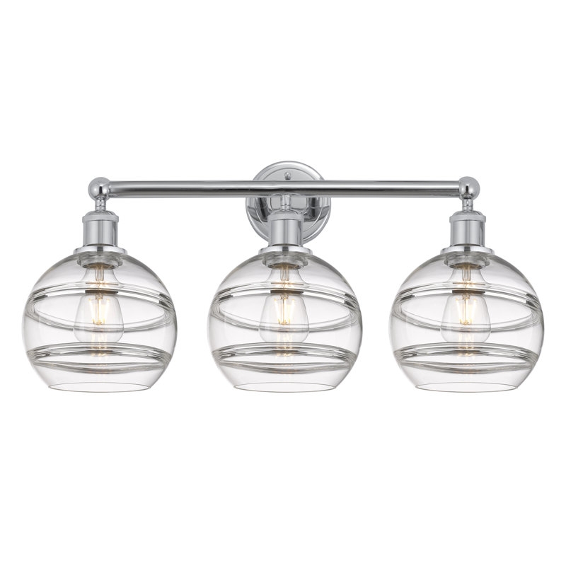 Bienes 3 - Light Dimmable Vanity Light, Clear, Polished Chrome