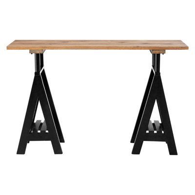 Best 130cm Solid Wood Top Console Table
