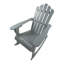 Chaise Adirondack inclinable à bascule en bois pour l'extérieur, noyer-1965012959