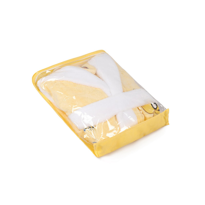 Peignoir 100% coton Clintonville, Kids M, Jaune