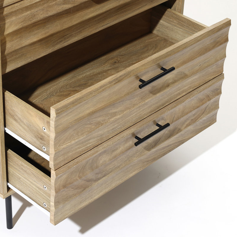 Commode 4 tiroirs H 39,2 po Mid-Century