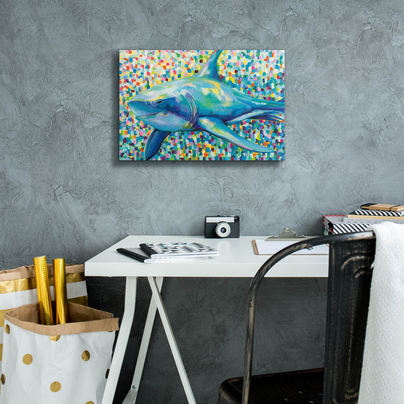 «Chatham Shark» par Jeanette Vertentes, H 12 po x l 18 po x P 0,75 po