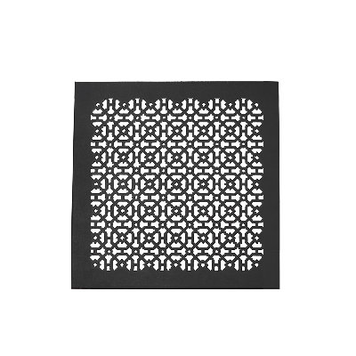 Ouverture de conduit 14 po x 14 po AIR | Couvercle de conduit lourd en aluminium coulé (16 po x 16 po au total) | Thermolaqué