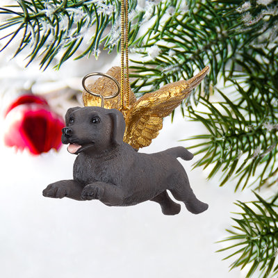 Honor the Pooch Weimaraner Holiday Dog Angel Ornament