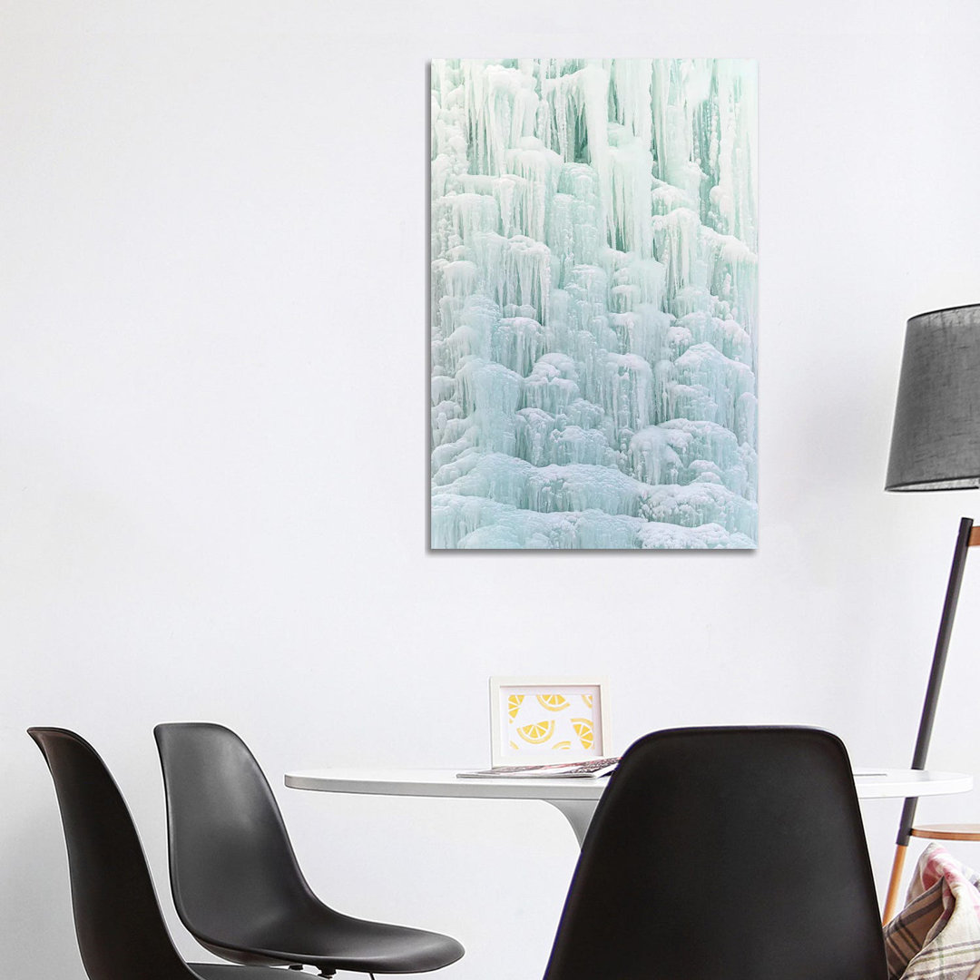 Frozen Waterfall II by Nik Rave - Wrapped Canvas Giclée
