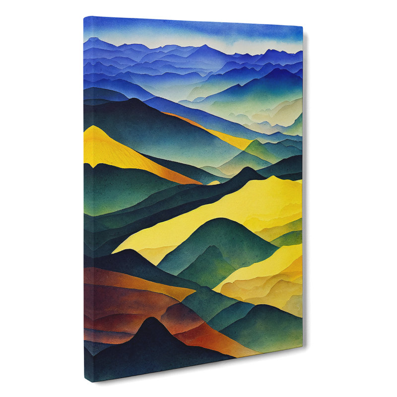 Divine Mountain Landscape - Wrapped Canvas, 50cm H x 35cm W x 3cm D