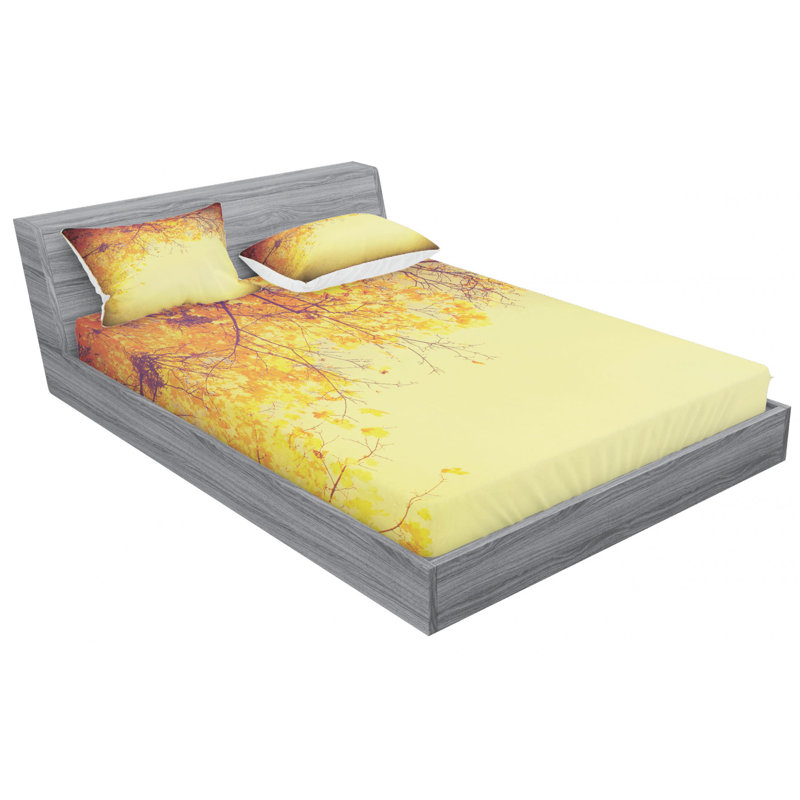 Microfiber Sheet Set, Queen Sheet Set with Fitted Sheet