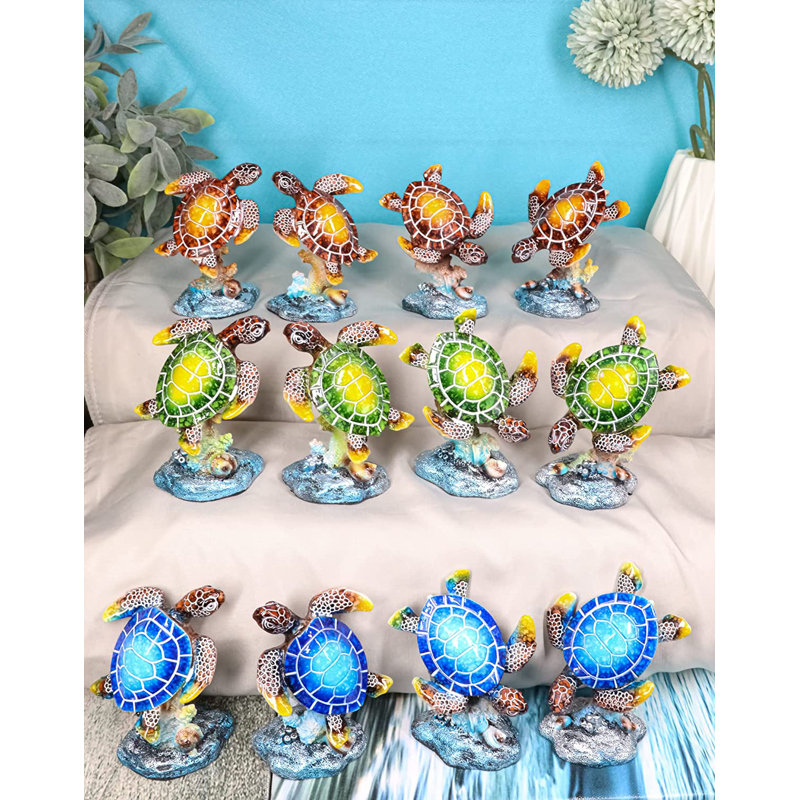 Ensemble de figurine de tortue de mer Nev