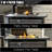 Mehalek 25" H X 47" W Propane Fire Pit Table With Rattan Side Panel, Outdoor Ceramic Tabletop Fire Pit