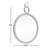 Higgins Crescent Round Black Iron Frame Accent Mirror with Oversized Hook-1018241521