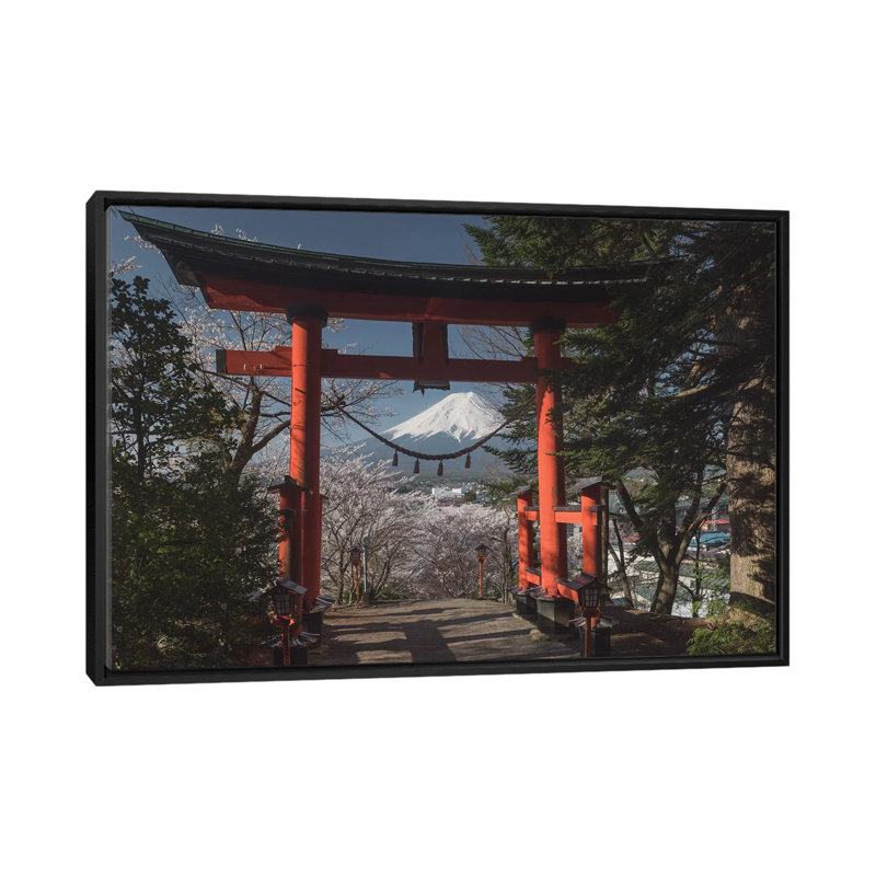 Spring In Japan XXVIII by Daniel Kordan - Print on Canvas, 101.6 cm H x 66.04 cm W, Black Framed