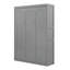 Lit escamotable double pleine grandeur avec tablettes-744580379