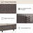 Kaelahni 4-Piece All Weather Wicker Patio Conversation Set With Swivel Gliders And Split Fire Pit Table-1880305075-1880305073