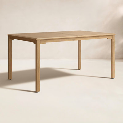 Sonlin 59'' Teak Outdoor Dining Table