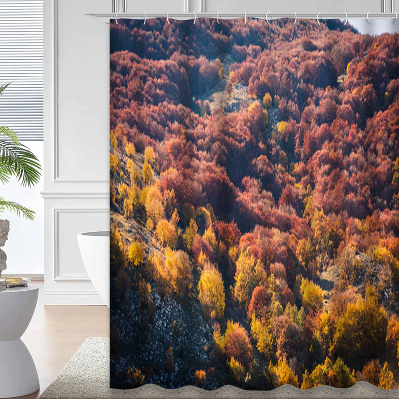 Rideau de douche Mountain Fall, L 72 po x l 78 po