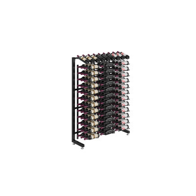 Illinois 117 Bottle Floor Wine Bottle Rack