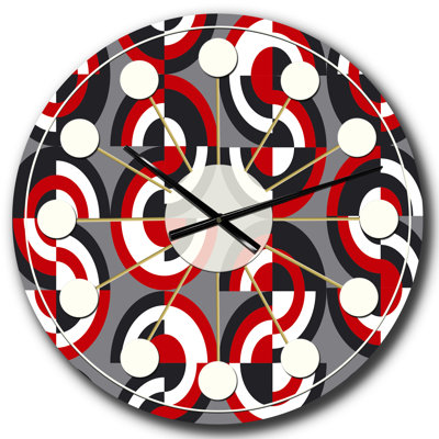Horloge murale rétro Mid-Century