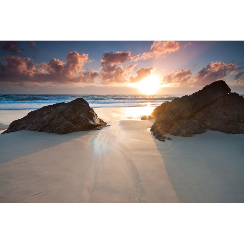 Seascape At Sunrise - Wrapped Canvas Print, 30cm H x 46cm W x 3.8cm D