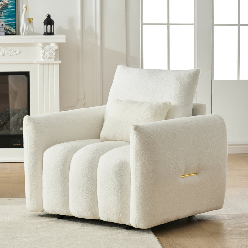 Canapé Teddy, Blanc cassé
