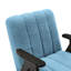 Sièges - bleu, chaise d'appoint bleue à base de bois stable, dossier confortable-465979867