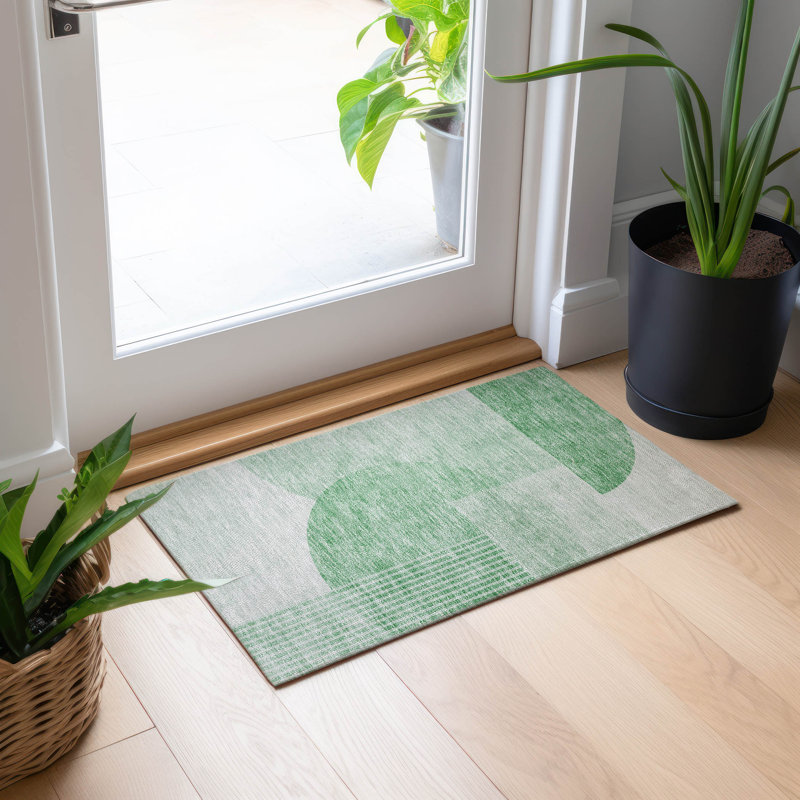 Tapis intérieur / extérieur Ayush, Rectangle 1 pi 8 po x 2 pi 6 po
