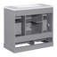 Ensemble de meuble-lavabo 36 po avec lavabo, six tiroirs, diviseur de tiroir multifonctionnel, tablette réglable-90071331