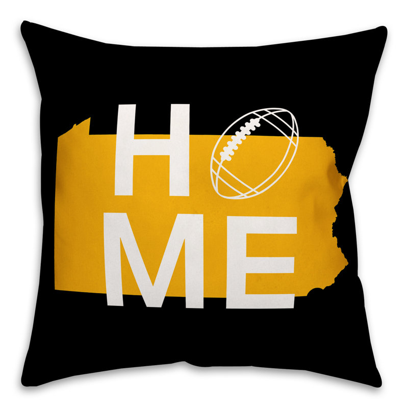  Coussin intérieur / extérieur Pittsburg Home Football
