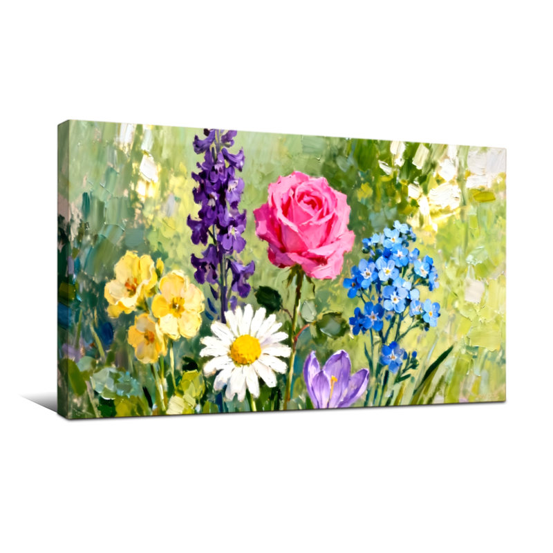Plantes et fleurs, H 24 po x l 48 po