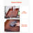 Serving Tray 17x12.2 Inch Acacia Food Serving Table Laptop Desk with Handles