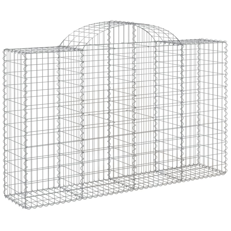 Briceida Silver Galvanised Iron, 140cm H x 200cm W x 50cm D