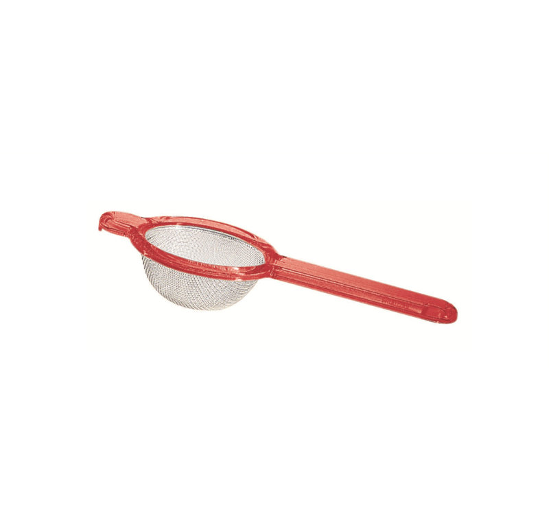 Guzzini Latina Food Strainer, Red, 2" H x 3.75" W x 9" D