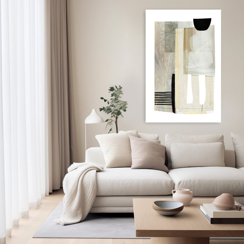 Art contemporain contemporain abstrait, H 60 po x l 40 po