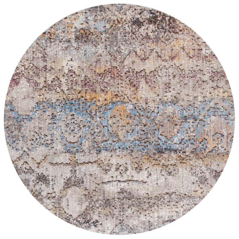 Gardner Performance Abstract Rug, Round 7'
