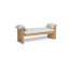 Katelyn White Oak Bench