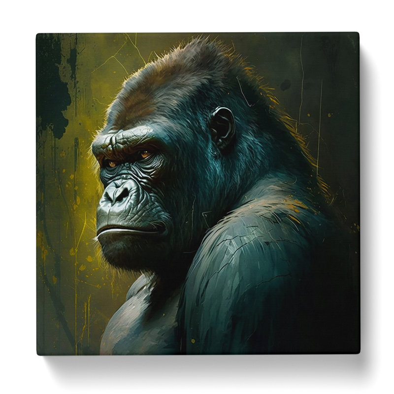 Gorilla Realism - Wrapped Canvas - Framed Print