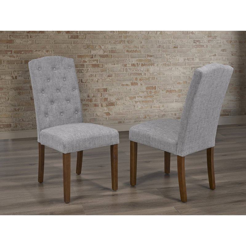 Chaise rembourrée Lisle, Gris