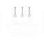 Luminaire suspendu géométrique 1 lumière Rooks-437318508