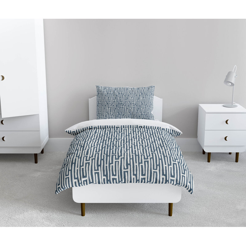 Twilight Labyrinth Comforter Set, Blue