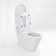 Elongated Smart Toilet 1.34 GPF With Auto Open/Close, Heated Seat, And Advanced Bidet Functions