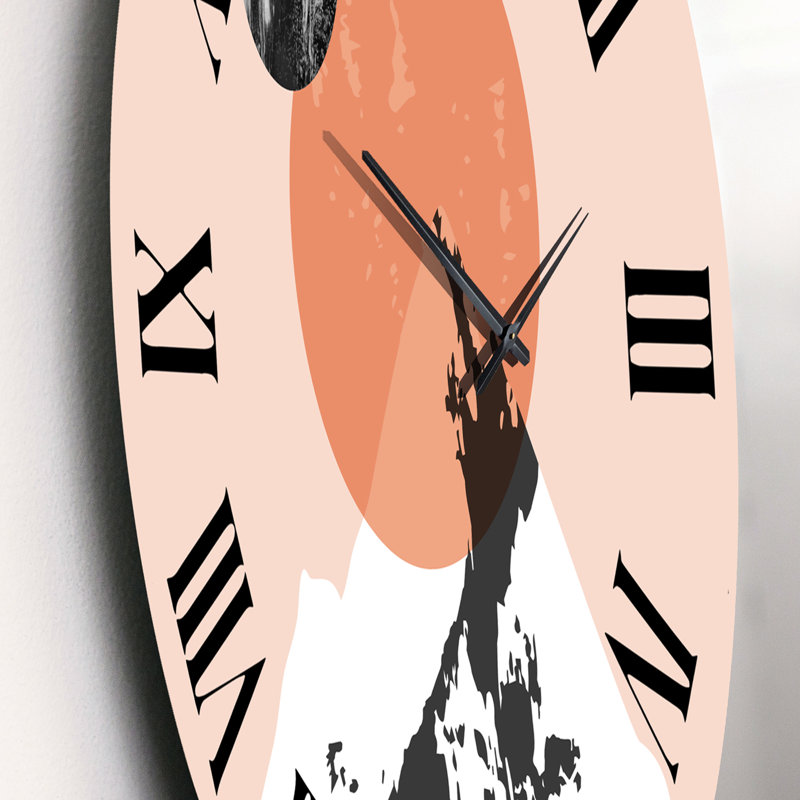 Horloge murale moderne, Moyen