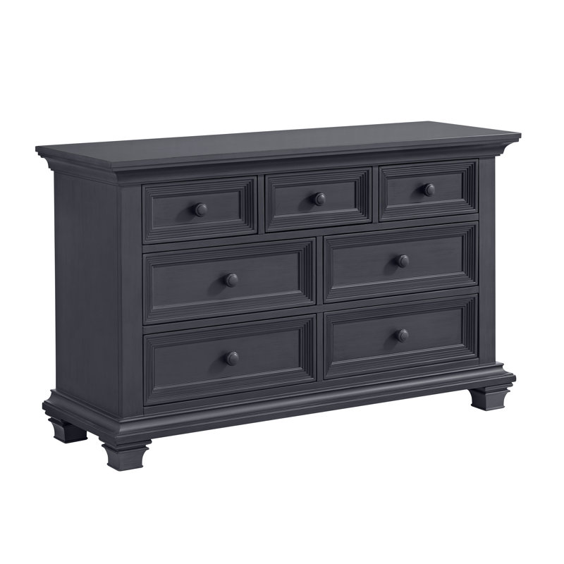 Weston 7 Drawer Dresser, Dark Navy Blue