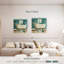 Bain bleu sarcelle Kerrick